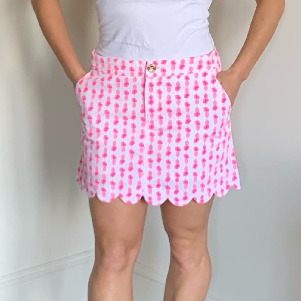 Lilly Pulitzer Colette Skort Pink Pineapple